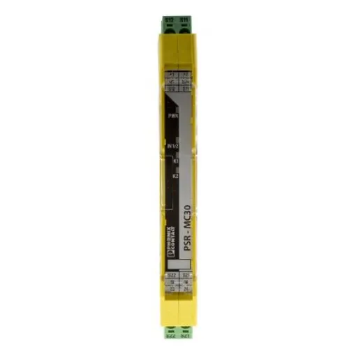 Phoenix Contact PSRmini PSR-MC30-2NO-1DO-24DC-SC Emergency Stop Safety Relay, 24V dc, Dual-Channel, 2 Safety Contacts - 2700498 product image