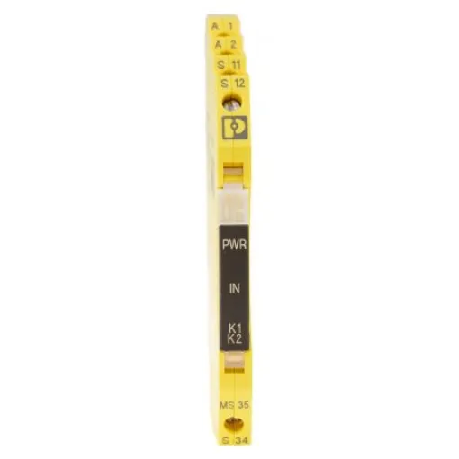 Phoenix Contact PSRmini PSR-MS35-1NO-24DC-SC Emergency Stop Safety Relay, 24V dc, Dual-Channel, 1 Safety Contacts - 2904953 product image