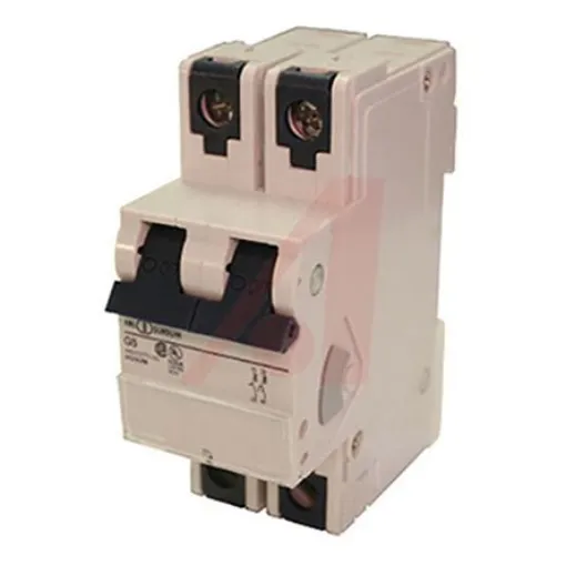 Altech Thermal Circuit Breaker - V-EA 2 Pole 277V Voltage Rating DIN Rail Mount, 40A Current Rating - 2E40UM product image