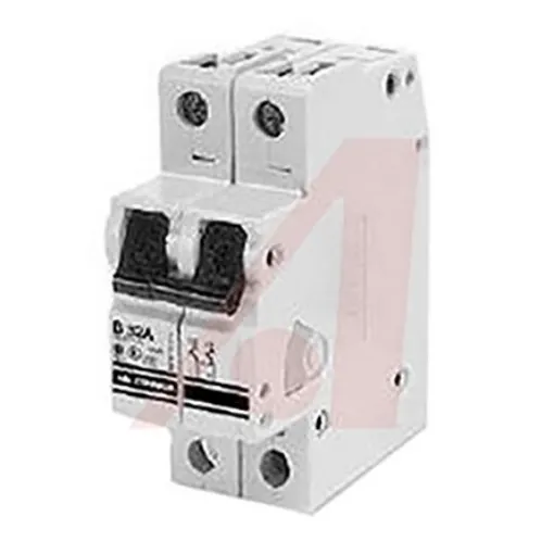 Altech Thermal Circuit Breaker - V-EA 2 Pole 480Y/277V Voltage Rating DIN Rail Mount, 2.5A Current Rating - 2EU2.5 product image