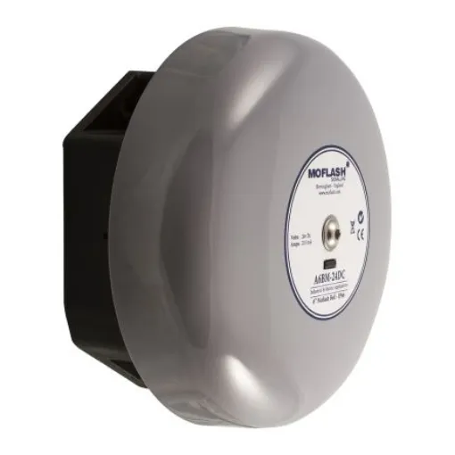 Moflash A6BM Series Surface Mount Electronic bell, 12 V dc, 106dB at 1 m, IP66, DC, Single-Tone - A6BM-12DC product image
