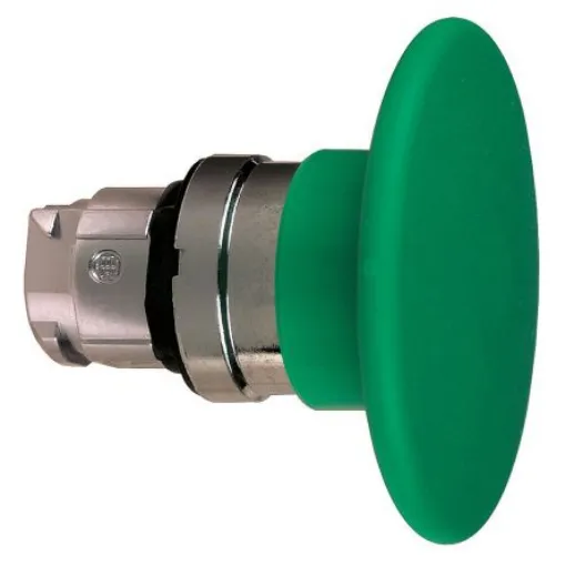 Schneider Electric Harmony XB4 Series Green Momentary Push Button Head, 22mm Cutout, IP66, IP67, IP69K - ZB4BR3 product image