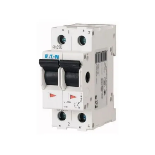 Eaton 2P Pole Isolator Switch - 63A Maximum Current, IP40 - 276275 IS-63/2 product image