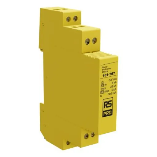 RS PRO Industrial Surge Protector, 5kA, 70 V, DIN Rail Mount - 101767 product image