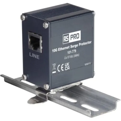 RS PRO Industrial Surge Protector, 2000A, 20 V, DIN Rail Mount - 101779 product image
