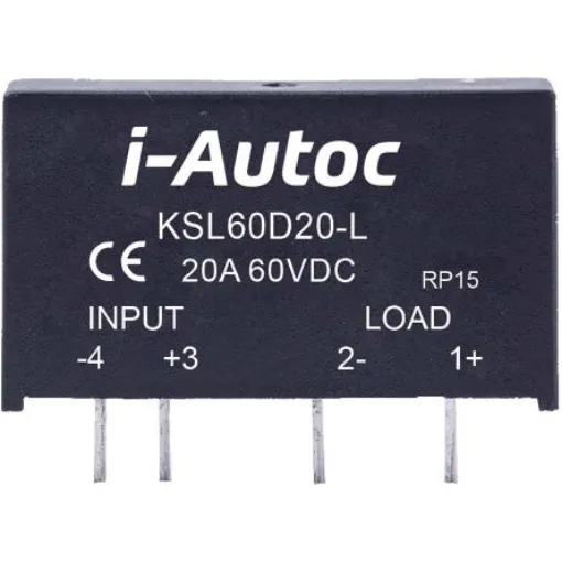 i-Autoc KSL Series Solid State Relay, PCB Mount, 6V dc Coil - KSL60D20-L product image
