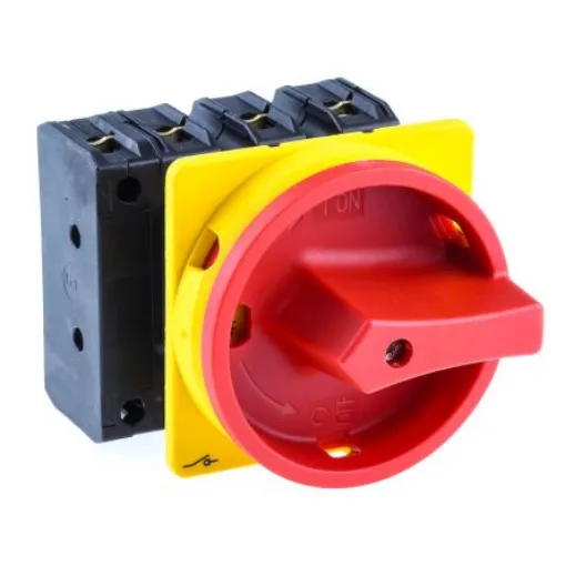 Eaton 3P+N Pole Flush Mount Isolator Switch - 63A Maximum Current, 37kW Power Rating, IP65 - 010398 P3-63/EA/SVB/N product image