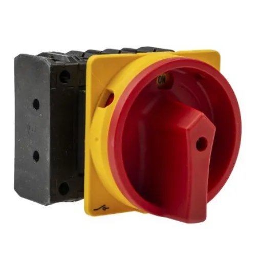 Eaton 3P+N Pole Panel Mount Isolator Switch - 100A Maximum Current, 50kW Power Rating, IP65 - 019890 P3-100/EA/SVB/N product image