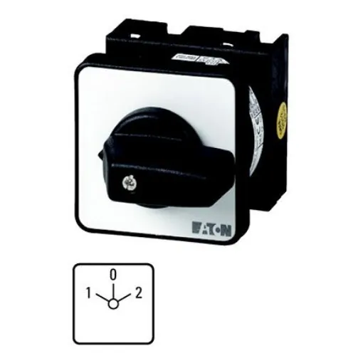 Eaton, 4PST 3 Position 60° Changeover Cam Switch, 690V ac, 20A, Rotary Actuator - 031726 T0-4-8213/E product image