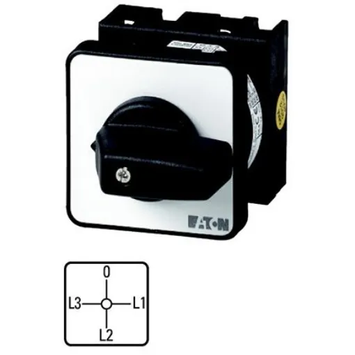 Eaton 4 Position 90° Ammeter Cam Switch, 690V ac, 20A - 034116 T0-3-8048/E product image