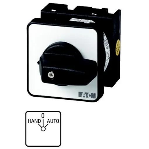 Eaton, DPST 3 Position 45° Changeover Cam Switch, 690V ac, 20A - 036483 T0-2-15432/EZ product image