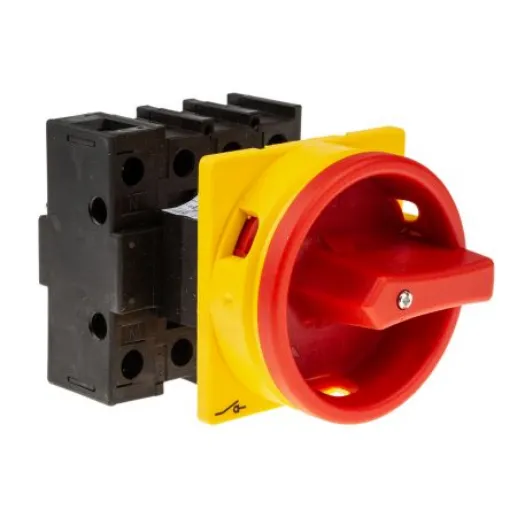 Eaton 3P+N Pole Panel Mount Isolator Switch - 25A Maximum Current, 13kW Power Rating, IP65 - 081587 P1-25/EA/SVB/N product image