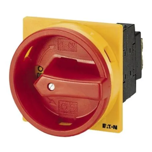 Eaton 3P Pole Panel Mount Isolator Switch - 25A Maximum Current, 13kW Power Rating, IP65 - 091080 P1-25/EA/SVB/HI11 product image