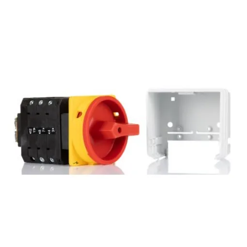 Eaton 6P Pole Panel Mount Isolator Switch - 63A Maximum Current, 22kW Power Rating, IP65 - 092308 T5B-3-8342/EA/SVB product image