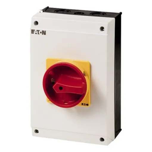 Eaton 6P Pole Surface Mount Isolator Switch - 63A Maximum Current, 22kW Power Rating, IP65 - 207242 T5B-3-8342/I4/SVB product image