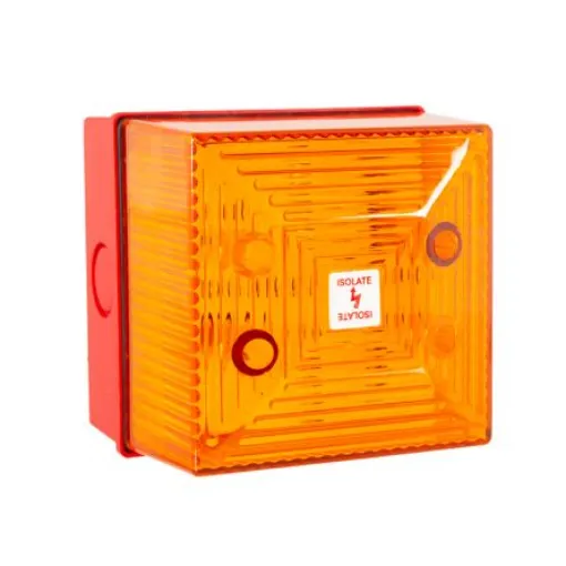 Clifford & Snell FL40 Series Amber Flashing Beacon, 48 V dc, Wall Mount, Xenon Bulb, IP65 - FL40/F50/A/RN product image