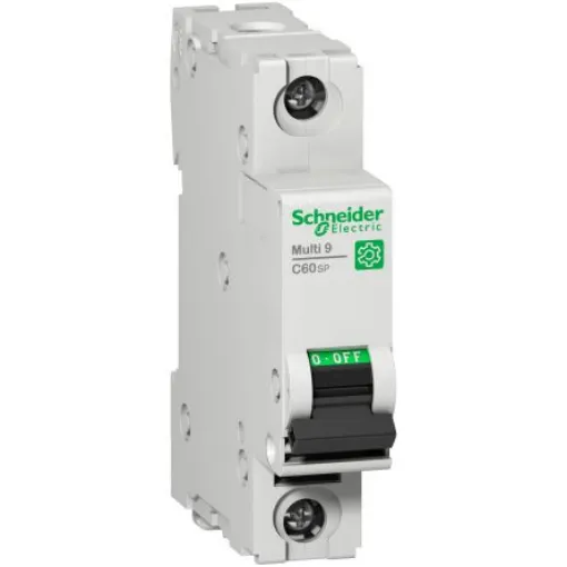 Schneider Electric Multi9 Multi9 C60 MCB, 1P, 13A Curve B, 240 V, 415 V AC, 60V DC, 20 kA Breaking Capacity - M9F21113 product image
