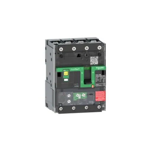 Schneider Electric, ComPacT new generation Circuit breaker 4P 100A, Breaking Capacity 25 kA, Fixed Mount - C11B44V100B product image
