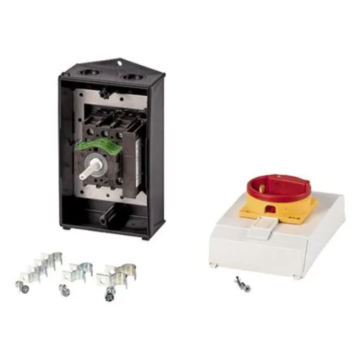 Eaton 3P Pole Isolator Switch - 32A Maximum Current, 15kW Power Rating, IP65 - 182419 P1-32/I2H/MBS/SVB/HI11 product image