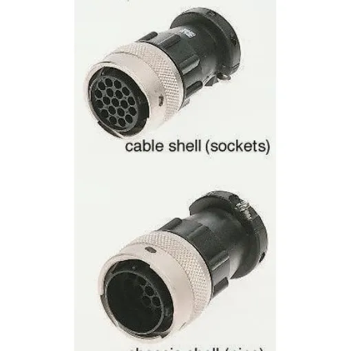 ITT Cannon Circular Connector, 28 Contacts, Cable Mount, Plug, Female, IP65, Trident Ringlock Series - TR2028PFS1NB / 192926-0540 product image