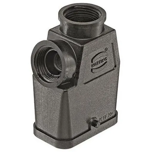 HARTING Han-Compact Heavy Duty Power Connector Hood, 2 Contacts, M20 Thread Han Range - 19120080425 product image