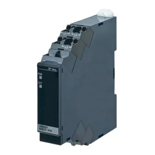 Omron Phase Monitoring Relay, 3 Phase, SPDT, DIN Rail - K8DT-PH1CN product image