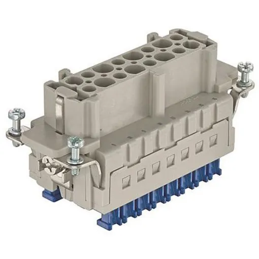HARTING Heavy Duty Power Connector Insert, 16A, Female, Han ES Press Series, 16 Contacts - 09330162748 product image
