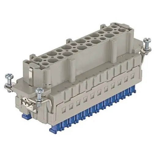 HARTING Heavy Duty Power Connector Insert, 16A, Female, Han ES Press Series, 24 Contacts - 09330242748 product image