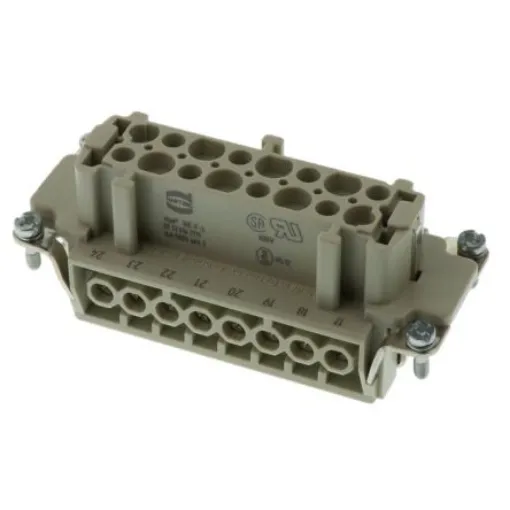 HARTING Heavy Duty Power Connector Insert, 16A, Female, Han E Series, 32 Contacts - 09330162711 product image