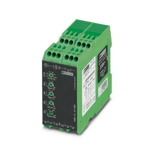 Phoenix Contact Voltage Monitoring Relay, Three Phase, DIN Rail - 2885249 product image