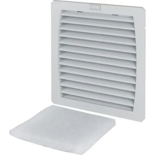 Eaton xEffect E-FAN Series Fan Filter for 223 x 223mm Fans, Plastic Filter, Plastic Frame, 252 x 252 x 38mm - 167295 EX-FILT4-5 product image