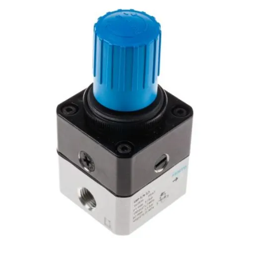 Festo G 1/4 Pneumatic Regulator - 0.05bar to 2.5bar, 1/4in, 12bar max. input, 162834 - LRP-1/4-2,5 product image