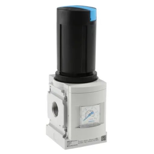 Festo G 1/2 Pneumatic Regulator - 0.3bar to 7bar, 1/2in, 14bar max. input, 529991 - MS6-LR-1/2-D6-AS product image