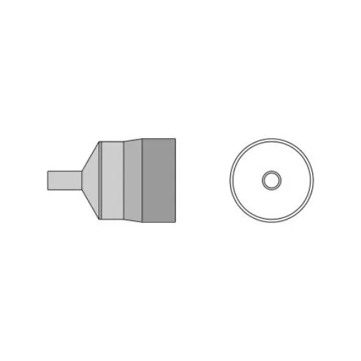 Weller TNR Hot Air Nozzle for use with WTHA1 Hot Air Stations - T0058768743N product image