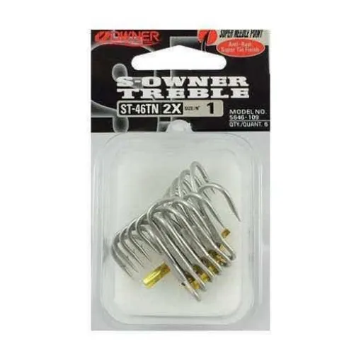OWNER - ST46 4X Treble Hooks N2/0 - Extreme Durability product image