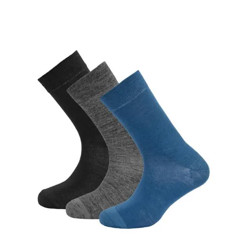 DEVOLD OF NORWAY - Merino Daily Light Sock 3pk Flood Mix - Size 41-46 product image
