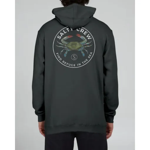SALTY CREW - Blue Crabber Hoodie Charcoal - 20335194E-CHAR product image