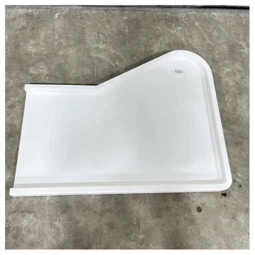 Picture of Hanse - Durable White Corian Solid Surface Boat Kitchen Countertop