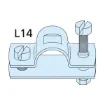 Picture of Uflex L14 Durable Marine Cable Clamp for Secure and Corrosion-Resistant Cable Fastening