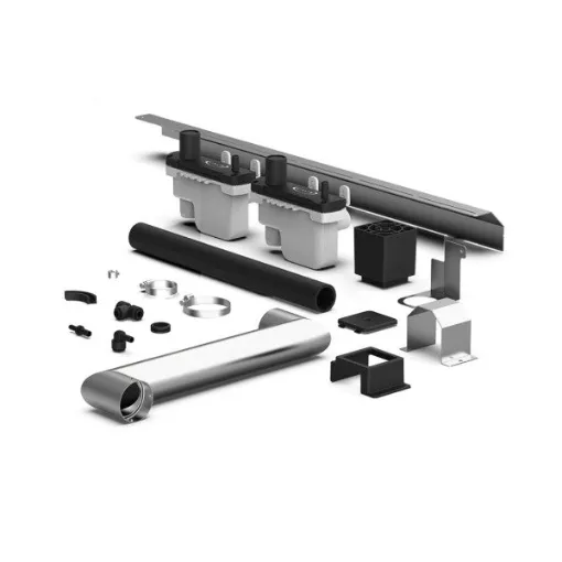 Picture of Unox Double stack installation kit for electric ovens - XEAQC-00E2-E
