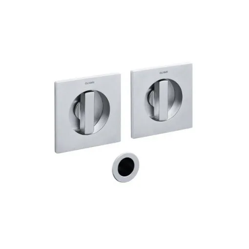 Picture of Olivari D128-CO Flush Handle Satin Chrome Door Handle