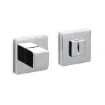 Picture of Olivari Square Bathroom Door Latch Cubo H136V6 Corrosion Resistant set