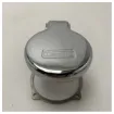 Picture of <p>Marine Grade Chrome Metal Connector Cover for Marechal DSN6 – Corrosion Resistant Electrical Connector Protection</p>