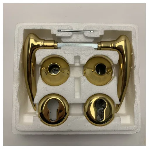 Picture of Olivari Gold Finish Marine Door Handle Set – Durable Corrosion-Resistant Brass Lever for Boats and Yachts