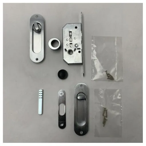 Picture of Wurth Stainless Steel Sliding Door Lock for Marine Use - B1R.U-KIT W