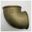Picture of Guidi Brass 5 Inch 90 Degree Elbow Fitting Female-Female Thread Corrosion Resistant Marine Grade - 0090#100014