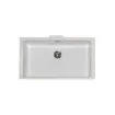 Picture of Scarabeo Ceramic Undermount Sink 50cm White - Durable Marine-Grade Kitchen and Bathroom Basin