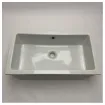 Picture of Scarabeo Ceramic Undermount Sink 50cm White - Durable Marine-Grade Kitchen and Bathroom Basin