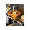 Picture of Regia Gloss Marine Sink D400 mm x 120 mm - Durable Glossy Red Ice Luc Plastic Basin for Boats and Yachts