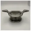 Picture of High-Quality Stainless Steel Oval Marine Cleat with Dual Clamps for Secure Boat Line Attachment